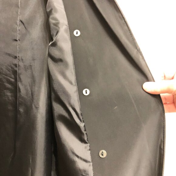 Trench Coat - water resistant -full length EUC - Picture 10 of 11